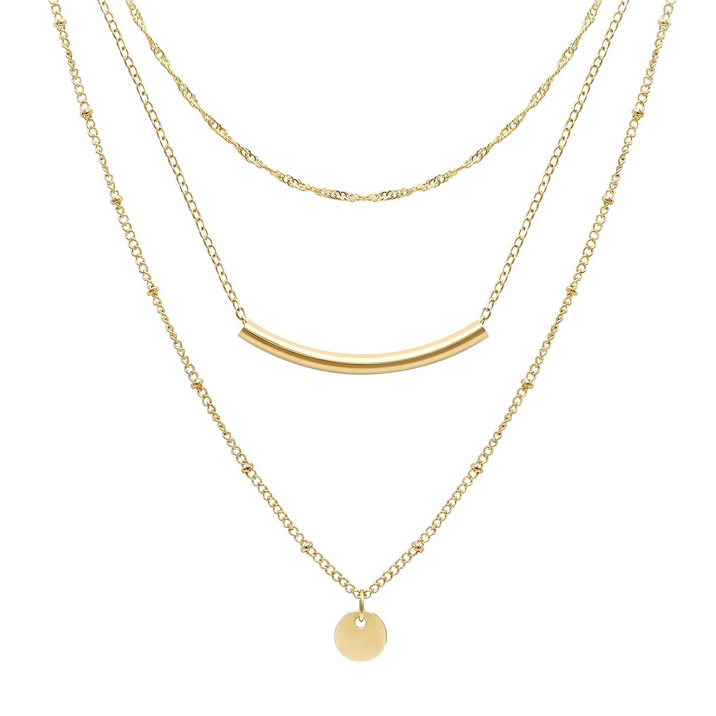18K gold plated Stainless steel necklace