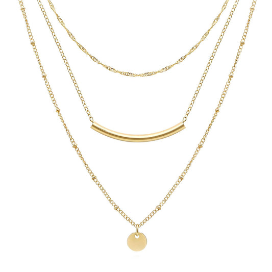 18K gold plated Stainless steel necklace