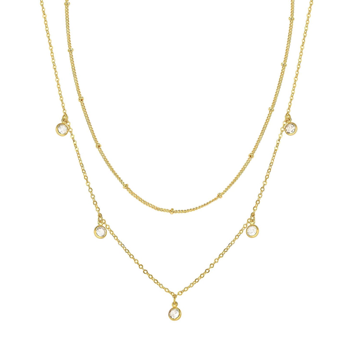 Elegant 18K Gold-Plated Waterproof Necklace