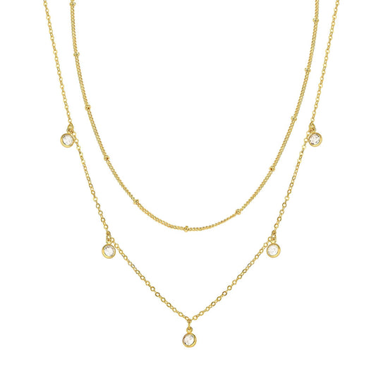 Elegant 18K Gold-Plated Waterproof Necklace