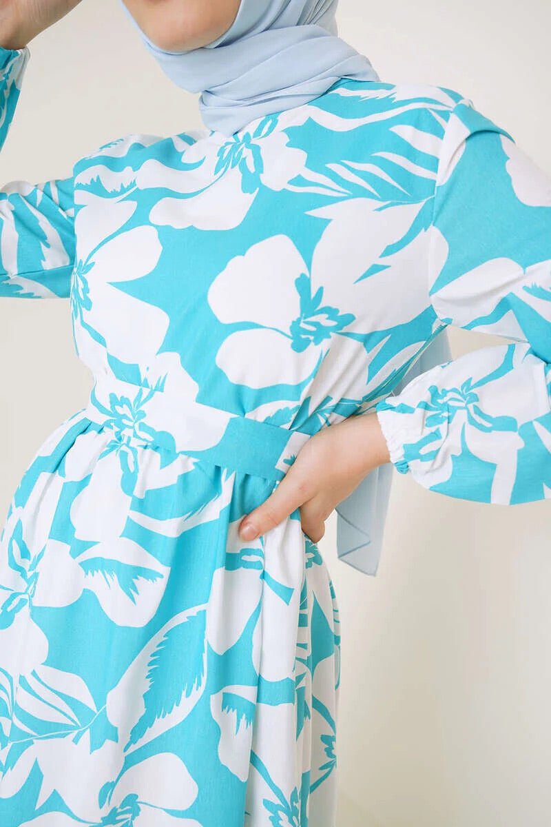 Terricotton dress(mint blue)
