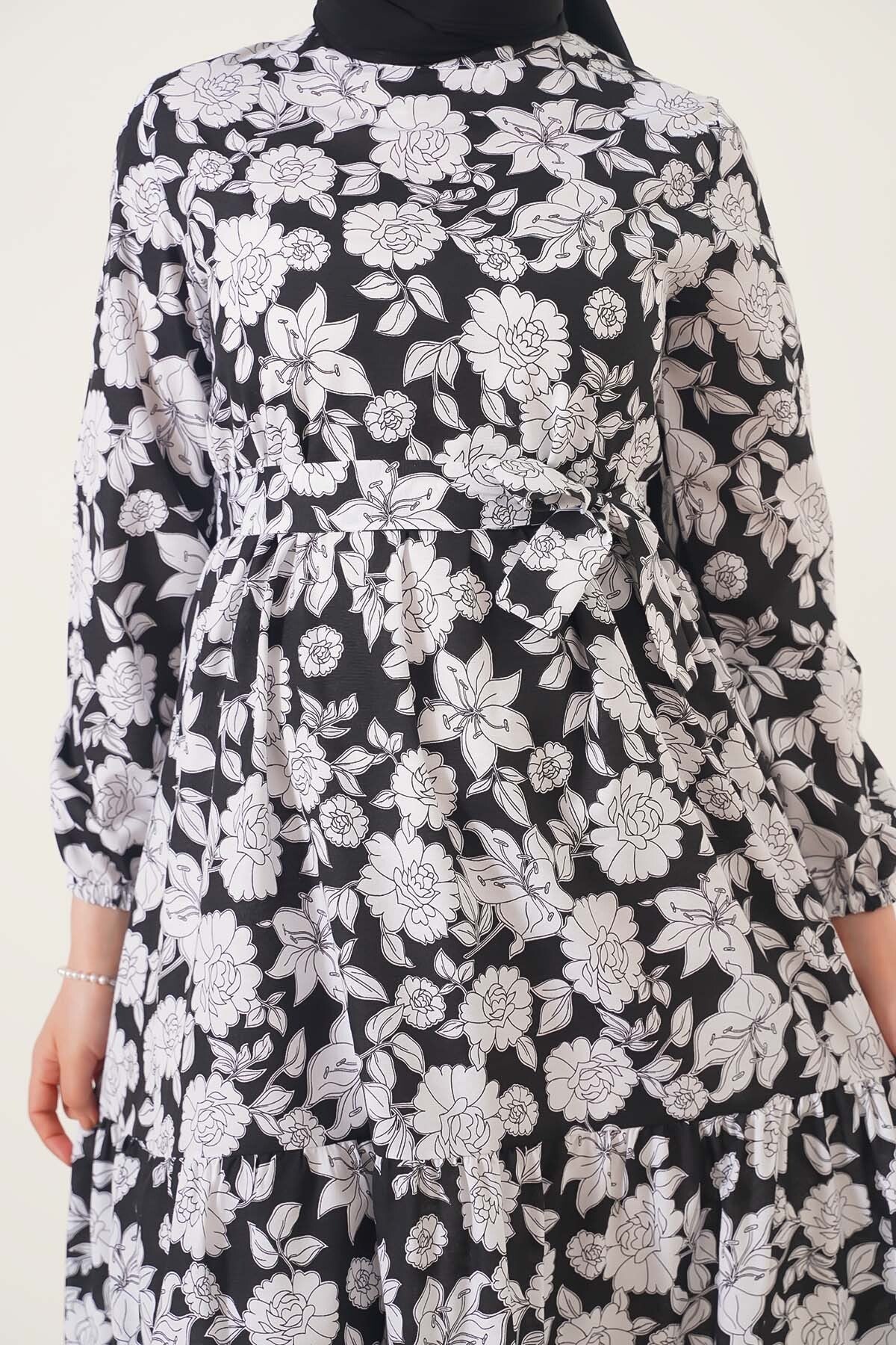 Terricotton dress(black)